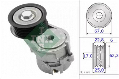 WILMINK GROUP wg1253434 -  Натяжная планка, поликлиновой ремень